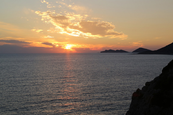 Sunset over Kalkan harbour